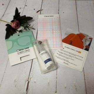 클리어씨 겨울 필수템 김서림방지 SET [안티포그 안경닦이 + 안경세정제 + 초극세사 패턴 클리너] — 5점을 준 리뷰어가 2022년 1월 올린 사용 사진