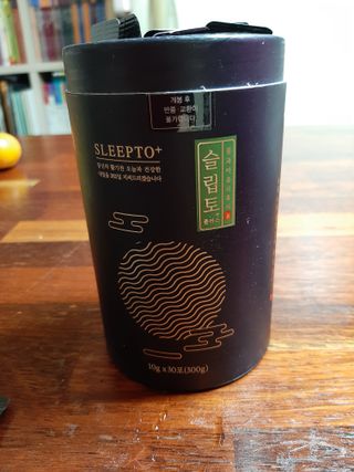 프리마인 자체 기업부설 연구소에서 찾아낸 건강한 수면의 비밀.  슬립토 플러스 30포 — 5점을 준 리뷰어가 2021년 11월 올린 사용 사진