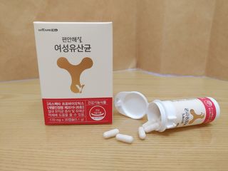 메이준뉴트리 메이준쎌 편안해질 Y케어 유산균 — 5점을 준 리뷰어가 2021년 2월 올린 사용 사진