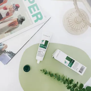 랑벨 랑바이오 블랙 시카 크림 50ml(블랙비 프로폴리스, 시카 4종, 판테놀 10 함유) — 5점을 준 리뷰어가 2022년 4월 올린 사용 사진