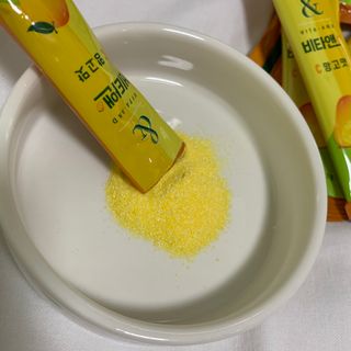 비타앤C 레몬맛, 망고맛 — 5점을 준 리뷰어가 2021년 4월 올린 사용 사진