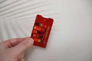 프리마인 귀족의 콜라겐, 92배 흡수율. 럭셔리 프리미엄 셀라브 콜라겐필름 30매 — 5점을 준 리뷰어가 2021년 11월 올린 사용 사진