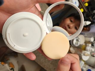 소이베베X신비아파트 모이스쳐 선팩트 SPF50+ PA+++ — 5점을 준 리뷰어가 2023년 4월 올린 사용 사진