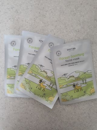 세뚜아(Cettua) 나우[세뚜아] 포레스트 수딩 마스크 Cettual Forest  Soothing Mask 4매 — 4점을 준 리뷰어가 2024년 4월 올린 사용 사진