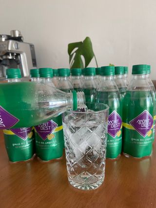 몽베스트 Montbest with Sparkling water Lemon OR Lime 20병(랜덤) — 4점을 준 리뷰어가 2021년 10월 올린 사용 사진