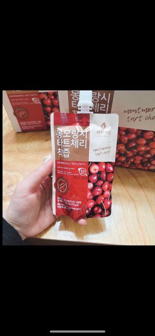 자연에온 몽모랑시 타트체리 착즙 100mL 10개입 2BOX — 5점을 준 리뷰어가 2021년 1월 올린 사용 사진