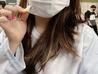 JHWORLD 스누피 마스크 정품 스누피 KF-AD 국내 비말차단 아동용 성인용 일회용 덴탈마스크 50매 — 4점을 준 리뷰어가 2021년 6월 올린 사용 사진