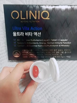 올리닉 울트라비타액션 — 5점을 준 리뷰어가 2021년 12월 올린 사용 사진