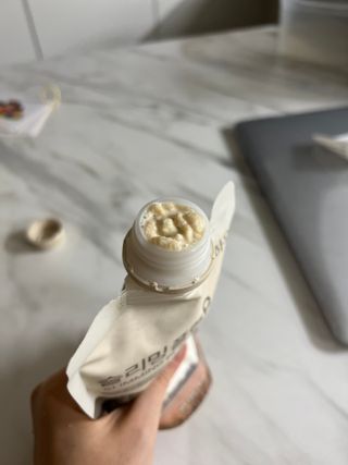 일일하우 슬리밍 플랜B 고소한 귀리맛, 진한 카카오맛 (체중조절식) — 5점을 준 리뷰어가 2023년 8월 올린 사용 사진