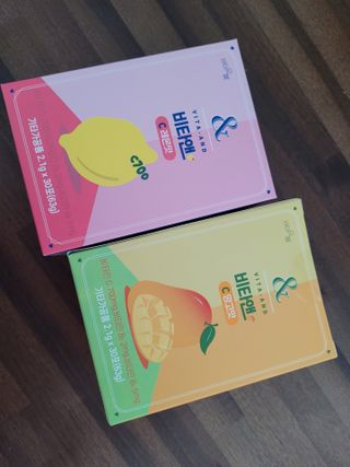 비타앤C 레몬맛, 망고맛 — 5점을 준 리뷰어가 2021년 4월 올린 사용 사진