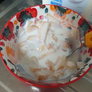 *구매평_[덴마크] 진하고 더 고소한 무가당 플레인 요거트 1.8L — 5점을 준 리뷰어가 2025년 9월 올린 사용 사진