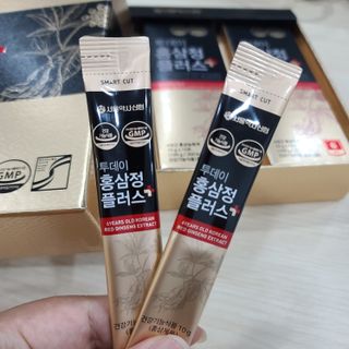 서울약사신협_투데이홍삼정플러스스틱_10g x 30포 — 5점을 준 리뷰어가 2021년 7월 올린 사용 사진