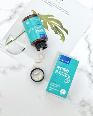 짱스마일 락토페린 프리미엄 정 1000ml x 60정 — 5점을 준 리뷰어가 2023년 1월 올린 사용 사진