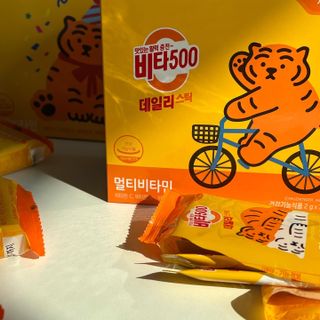광동생활건강 [광동] 비타500데일리스틱  ★빼빼로데이★ 30포+70포+ 뚱랑이스티커+빼빼로+쇼핑백 — 5점을 준 리뷰어가 2022년 11월 올린 사용 사진