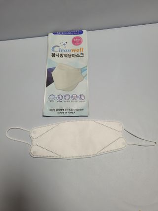 나무드 [50매입] 국내생산 KF94 크린웰 황사방역용 마스크 대형 — 5점을 준 리뷰어가 2022년 3월 올린 사용 사진