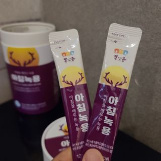 [몸엔용] 전국 이마트 런칭 신상, 아침을 깨우는 녹용 아침녹용 10g x 28포 — 5점을 준 리뷰어가 2021년 7월 올린 사용 사진