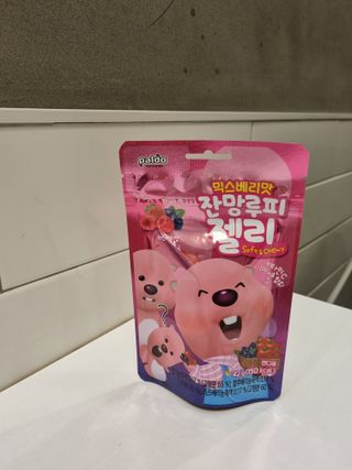 [팔도] 잔망루피젤리 믹스베리맛 42g 8개 — 5점을 준 리뷰어가 2022년 1월 올린 사용 사진