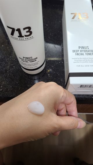 [세븐원쓰리 713] 토너 하나만으로도 피부회복 흡수촉촉 몽글토너 — 5점을 준 리뷰어가 2021년 10월 올린 사용 사진