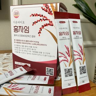 하루 1포로 콜레스테롤, 유산균, 고역가 소화효소까지 한번에 섭취! 다온바이오 홍자임 1개월분(30포) — 5점을 준 리뷰어가 2022년 11월 올린 사용 사진