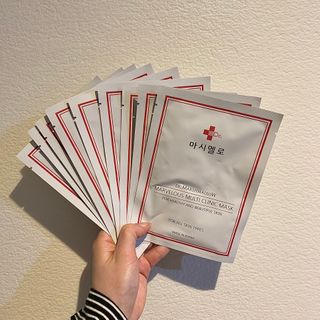 닥터마시멜로 마블러스 멀티 클리닉 마스크 — 5점을 준 리뷰어가 2021년 2월 올린 사용 사진