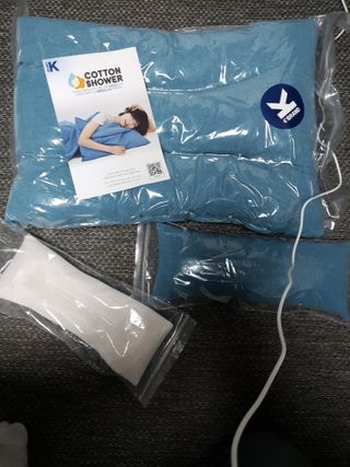 브랜드K 플래그십스토어 [브랜드K X 가온힐 코튼샤워]편백 인서트 베개, 편백파우치, 높이조절 솜파우치 — 5점을 준 리뷰어가 2022년 1월 올린 사용 사진