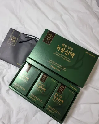 광동생활건강 광동 명품 녹용진액 50mL x 30포 — 5점을 준 리뷰어가 2023년 4월 올린 사용 사진
