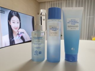 페브유 / FABYOU 페브유 pH5.5 캐모마일 젤 클렌징 폼 + 클렌징 오일 + 토너 3종 세트 — 5점을 준 리뷰어가 2021년 7월 올린 사용 사진
