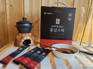 [푸름웰니스] 프리미엄 6년근 홍삼스틱 3mg x 100포 — 5점을 준 리뷰어가 2022년 3월 올린 사용 사진