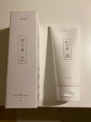 [베러오리진] 무화과 크리미 딥 폼 클렌저/피부 노폐물 & 미세먼지 99 세정 인증 민감성 피부 무자극 인증 — 5점을 준 리뷰어가 2021년 11월 올린 사용 사진
