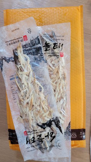 [오늘바스켓] 용대리 손질하늘태 130g — 4점을 준 리뷰어가 2021년 6월 올린 사용 사진
