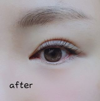 피비에스코리아 [오마이셀프] 셀프 속눈썹펌 키트 뷰러펌 파마 세트 — 4.5점을 준 리뷰어가 2022년 1월 올린 사용 사진