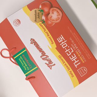 제이제이바이오 더단마토 프리미엄주스 100ml 30팩입 - 무설탕 스테비아 토마토즙 — 4점을 준 리뷰어가 2021년 12월 올린 사용 사진