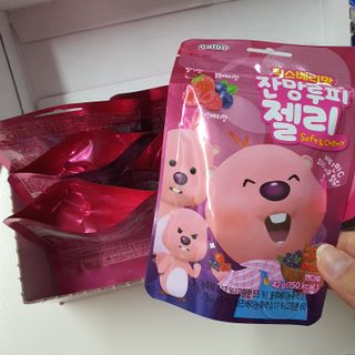 [팔도] 잔망루피젤리 믹스베리맛 42g 8개 — 4점을 준 리뷰어가 2022년 2월 올린 사용 사진