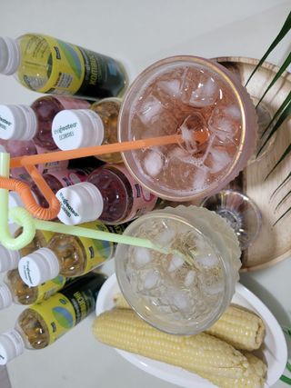 더그레잇티 콤부차 [매일유업] 더그레잇티 44kcal 콤부차 300ml *12개입 (오리지널 6개+베리리치 6개) — 5점을 준 리뷰어가 2023년 7월 올린 사용 사진