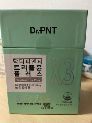 [Dr.PNT] 닥터피엔티 트리플뮨 플러스 [1개월분] — 4점을 준 리뷰어가 2022년 9월 올린 사용 사진