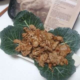 백석푸드시스템 프리미엄 마늘돼지 불고기 — 5점을 준 리뷰어가 2021년 6월 올린 사용 사진