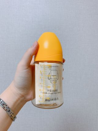 유비맘 PPSU 젖병 노꼭지_200ml_컬러 랜덤 발송 — 5점을 준 리뷰어가 2021년 1월 올린 사용 사진
