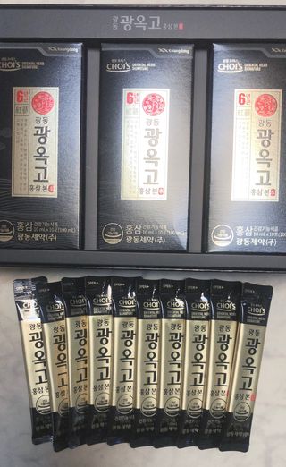 [광동제약] 광동 광옥고 홍삼 본 30포+쇼핑백 증정 — 5점을 준 리뷰어가 2021년 11월 올린 사용 사진