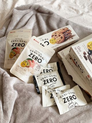 ZERO (초콜릿 칩 쿠키, 카카오 케이크, 후르츠 젤리, 아이스 콜라, 아이스 초코바) — 5점을 준 리뷰어가 2022년 6월 올린 사용 사진