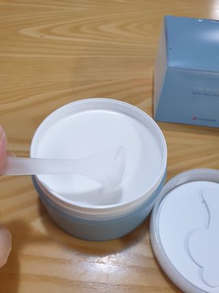 리더스코스메틱 리더스 카밍 클리어 밀크 필 클렌즈 밤 — 5점을 준 리뷰어가 2020년 12월 올린 사용 사진