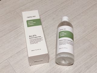 나나스킨 하이드로릴렉싱토너 — 5점을 준 리뷰어가 2021년 4월 올린 사용 사진