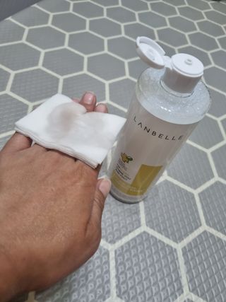 랑벨 내츄럴 딥 클렌징 워터 500ml — 5점을 준 리뷰어가 2022년 6월 올린 사용 사진