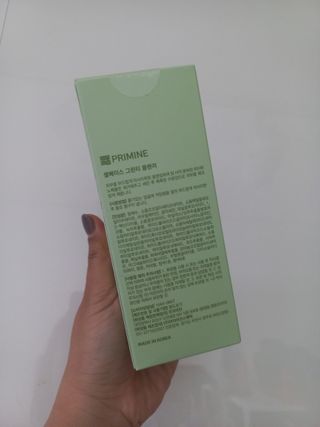 프리마인 메이크업과 들뜨는 각질까지 한방에 깐달걀로! 순하기까지한 셀베이스 그린티클렌저(200ml) — 4점을 준 리뷰어가 2023년 5월 올린 사용 사진