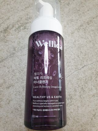 웰리카_V CARE 웰리카 락토 리프레싱 이너클렌저 — 5점을 준 리뷰어가 2021년 1월 올린 사용 사진