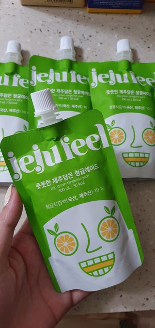 JEJUFEEL 풋풋한 제주담은 청귤에이드 — 5점을 준 리뷰어가 2022년 9월 올린 사용 사진
