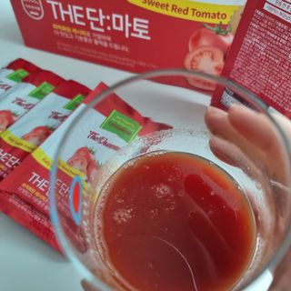 제이제이바이오 더단마토 프리미엄주스 100ml 30팩입 - 무설탕 스테비아 토마토즙 — 5점을 준 리뷰어가 2021년 11월 올린 사용 사진