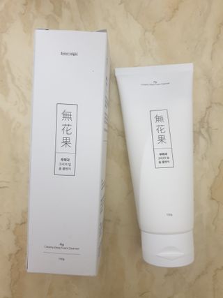 [베러오리진] 무화과 크리미 딥 폼 클렌저/피부 노폐물 & 미세먼지 99 세정 인증 민감성 피부 무자극 인증 — 5점을 준 리뷰어가 2021년 12월 올린 사용 사진