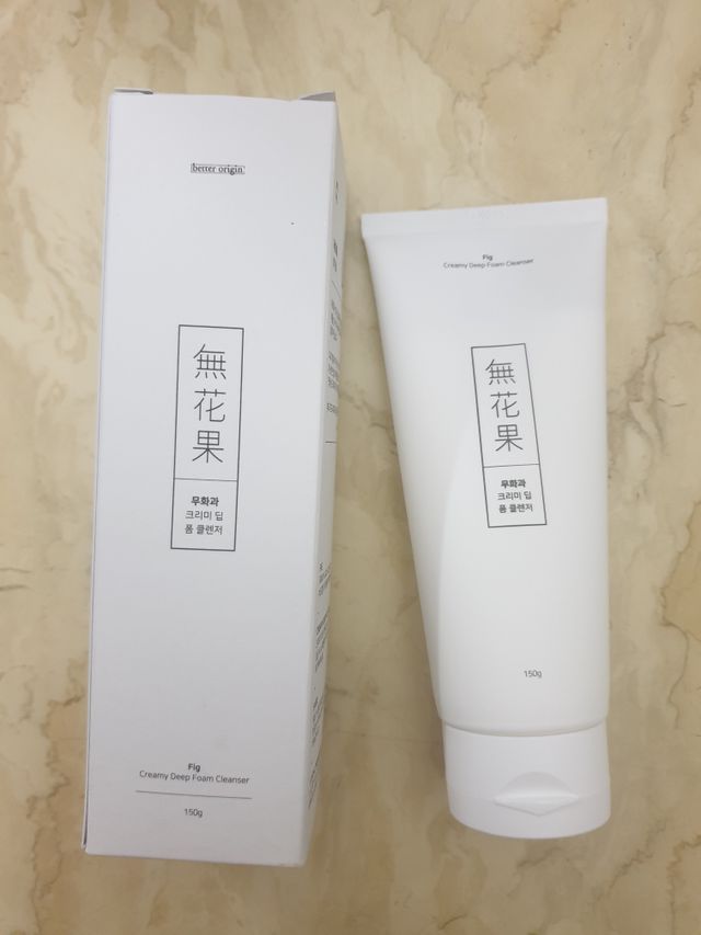 [베러오리진] 무화과 크리미 딥 폼 클렌저/피부 노폐물 & 미세먼지 99 세정 인증 민감성 피부 무자극 인증 리뷰 사진