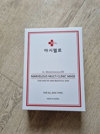 닥터마시멜로 마블러스 멀티 클리닉 마스크 — 5점을 준 리뷰어가 2021년 3월 올린 사용 사진
