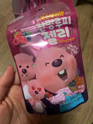 [팔도] 잔망루피젤리 믹스베리맛 42g 8개 — 5점을 준 리뷰어가 2022년 1월 올린 사용 사진